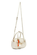 Women's Cream Long Strap Accessory Mini Handbag | Derimod