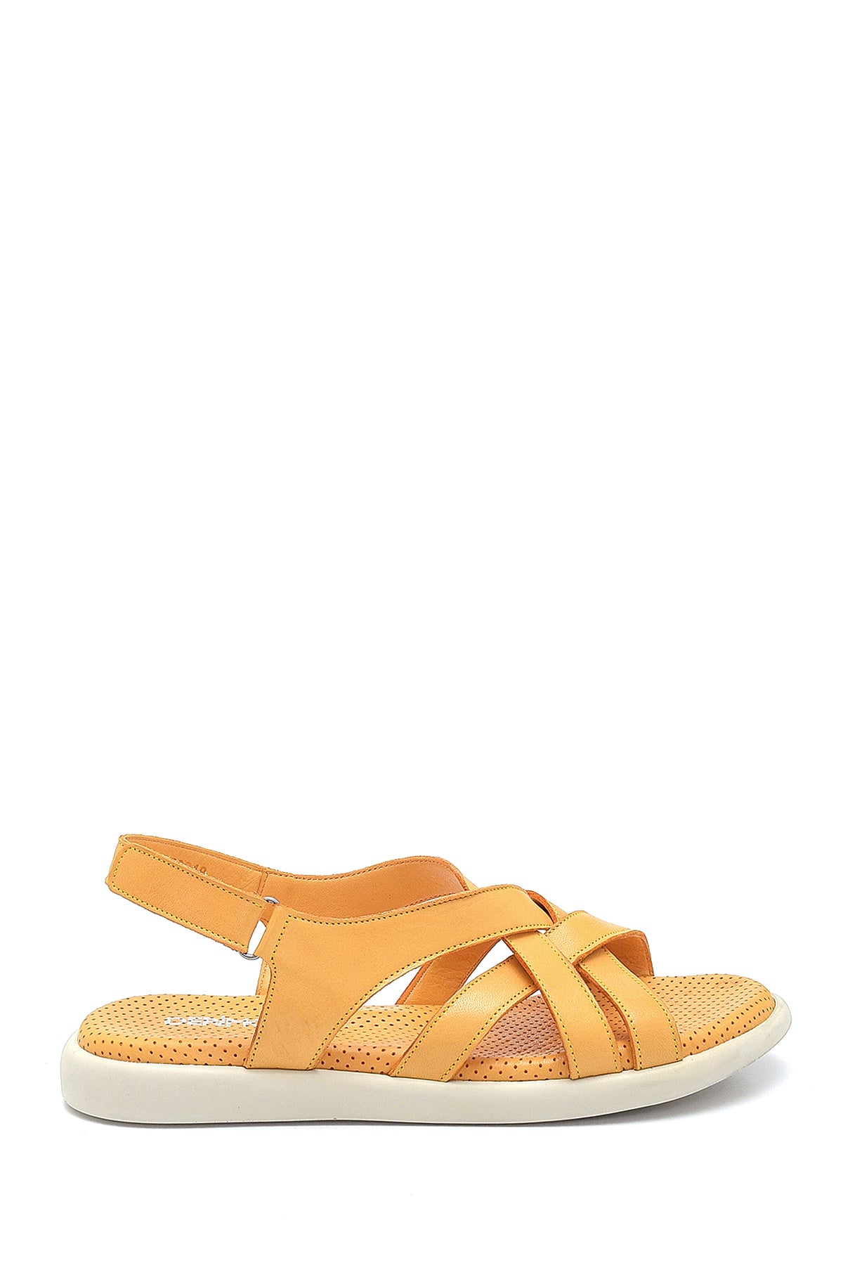 Women's Leather Strappy Sandals 21SFD360218 | Derimod