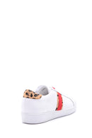 Women's Leopard Detailed Leather Sneaker | Derimod