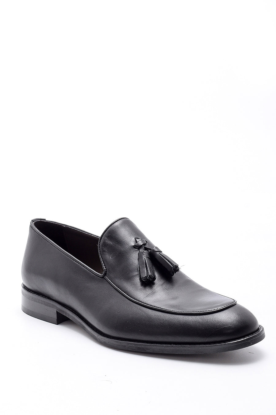 Erkek Püskül Detaylı Deri Loafer