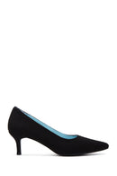 Women's Heeled Suede Leather Shoes | Derimod