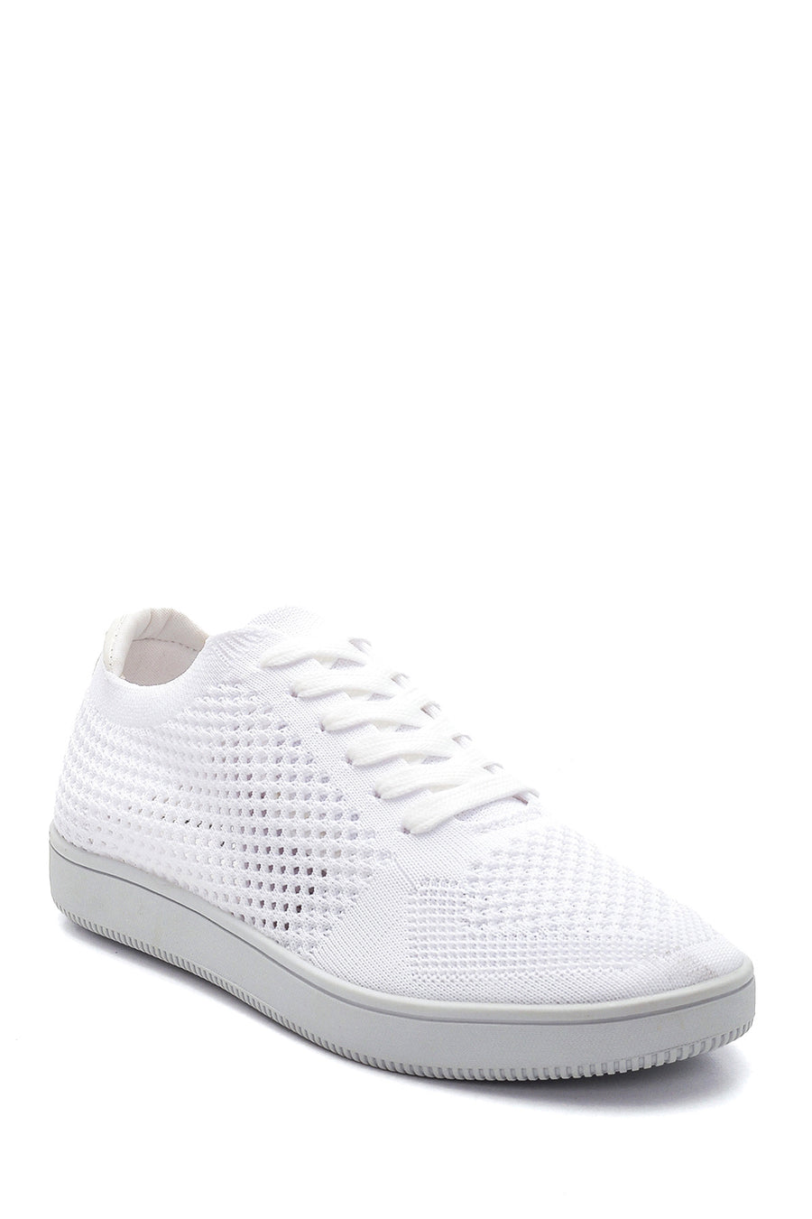 Kadın Beyaz Baskılı Sneaker