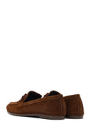 Women's Brown Suede Leather Loafer | Derimod