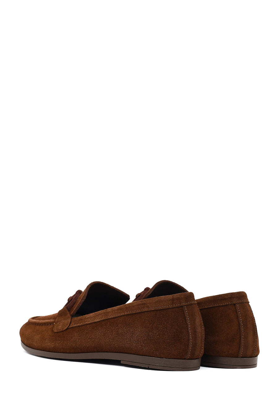 Women's Brown Suede Leather Loafer