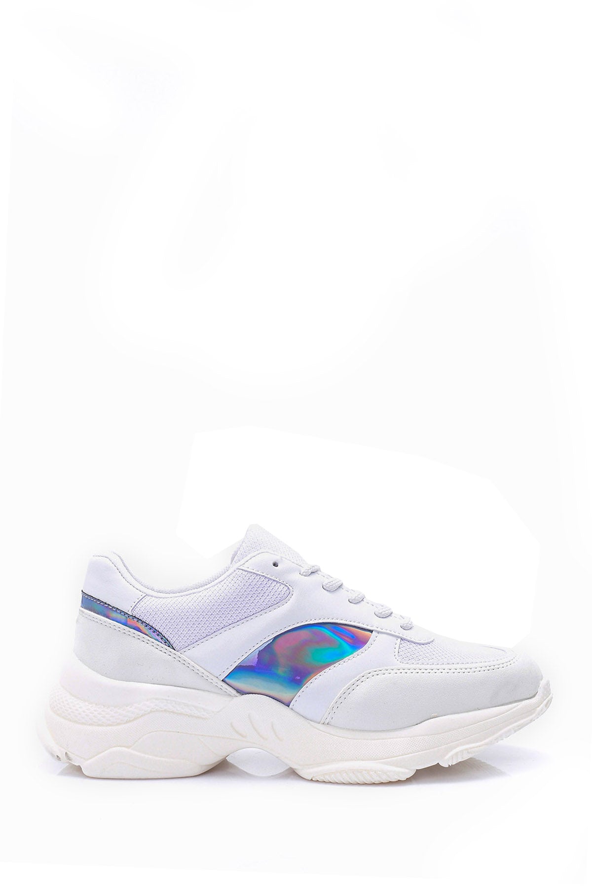 Women's Suede Detailed Sneaker 19SFE247114 | Derimod