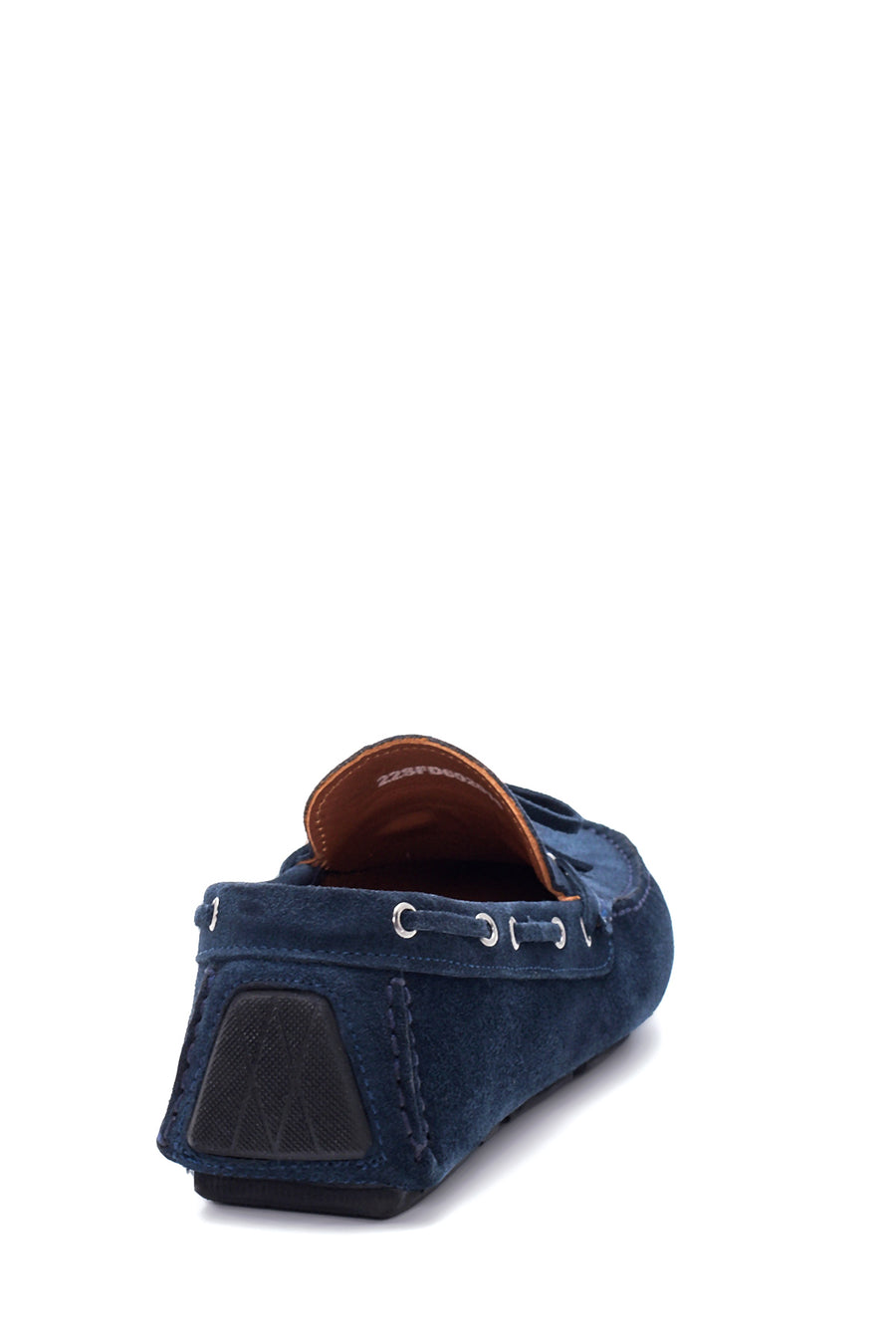 Erkek Lacivert Süet Deri Casual Loafer