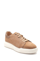 Men's Leather Nubuck Sneaker | Derimod