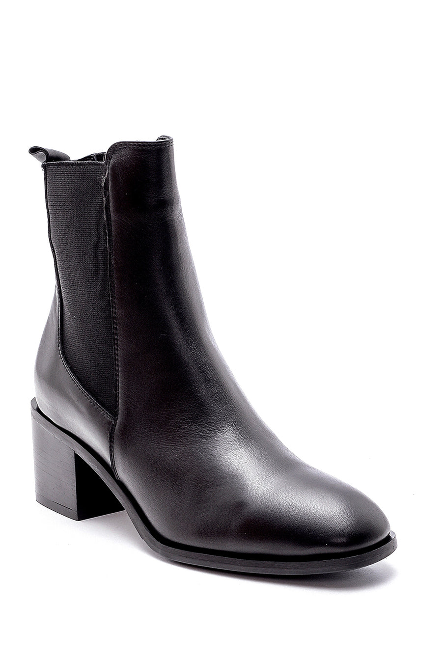 Women's Leather Heeled Boots