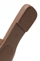 Woman Brown Jelly Slipper | Derimod