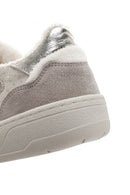 Women's Beige Suede Leather Sneaker | Derimod