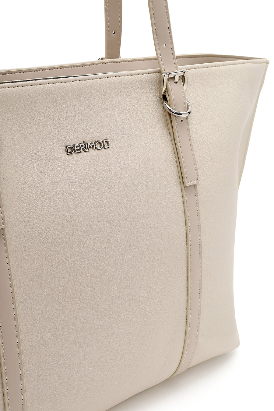 Woman Cream Classic Shoulder Bag