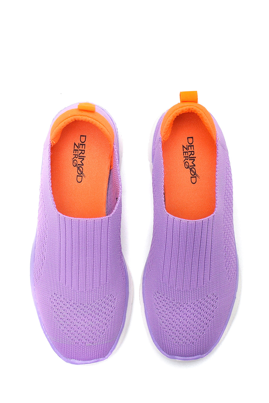 Kadın Mor Neon Detaylı Sneaker