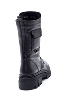 Women's Leather Pocket Detailed Long Boots | Derimod