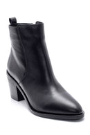 Women's Leather Heeled Boots | Derimod