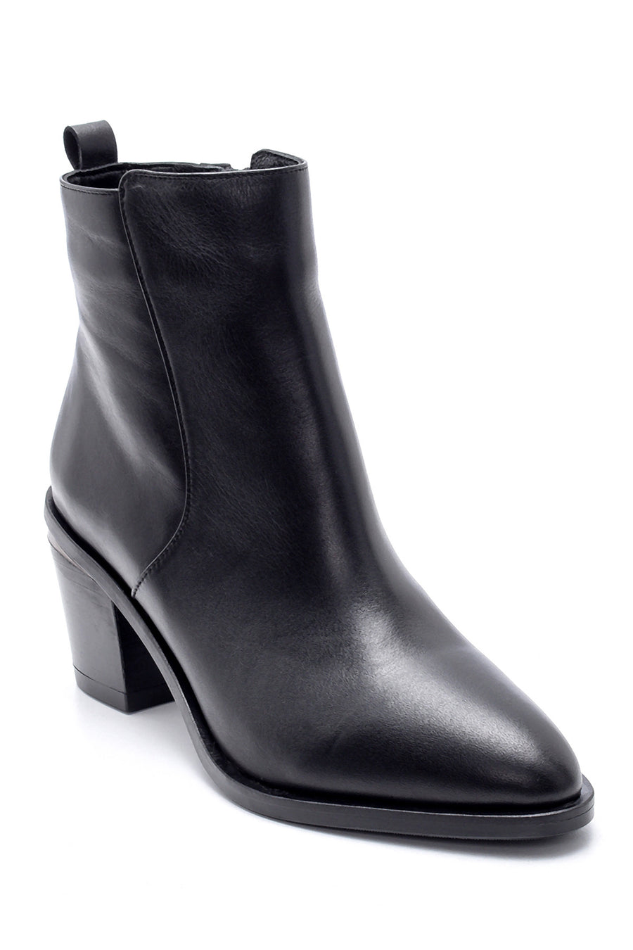 Women's Leather Heeled Boots