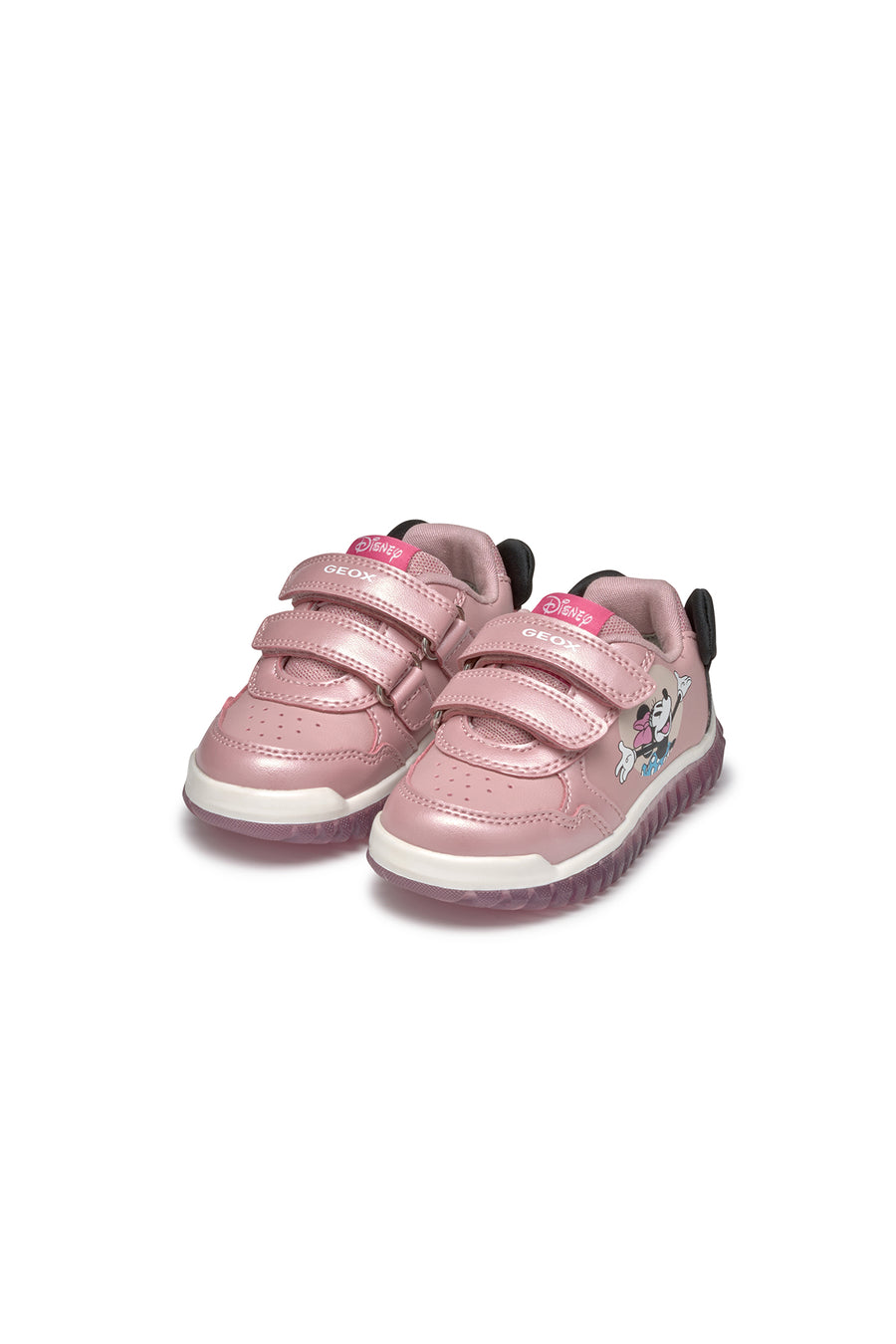 Geox Baby Girl Pink Lightyloo Strappy Sneakers