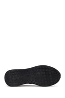Erkek Siyah Bağcıklı Süet Deri Sneaker | Derimod