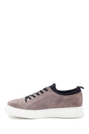 Men's Mink Suede Leather Sneaker | Derimod