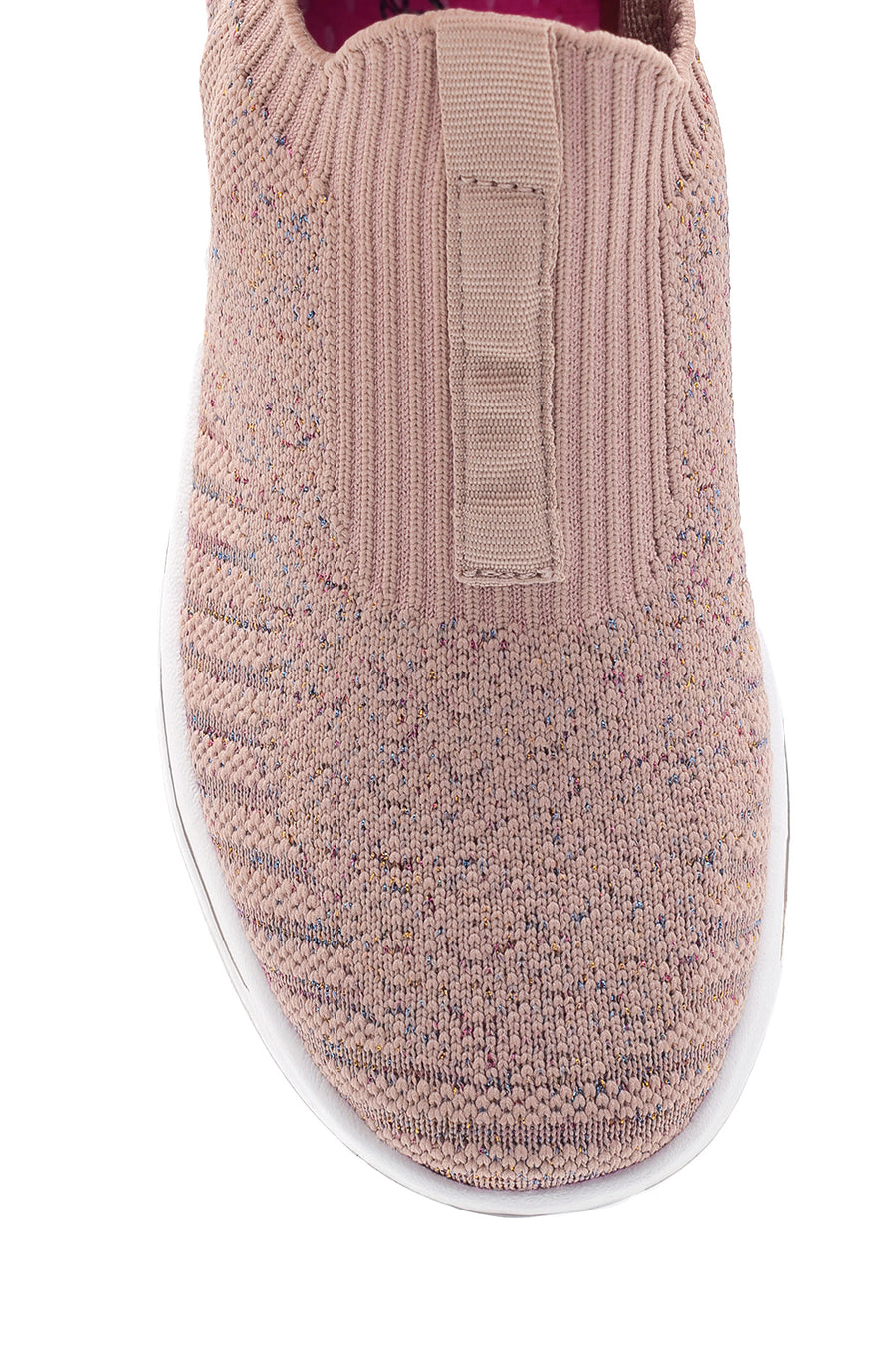 Kadın Pembe Desenli Kumaş Sneaker