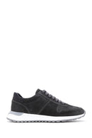 Erkek Gri Süet Deri Sneaker | Derimod