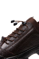 Men's Brown Leather Casual Sneaker | Derimod
