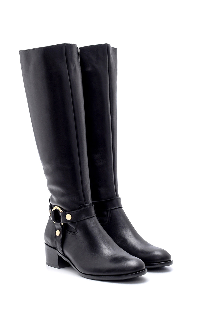 Women's Leather Heeled Boots