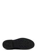 Men's Black Leather Casual Loafer | Derimod