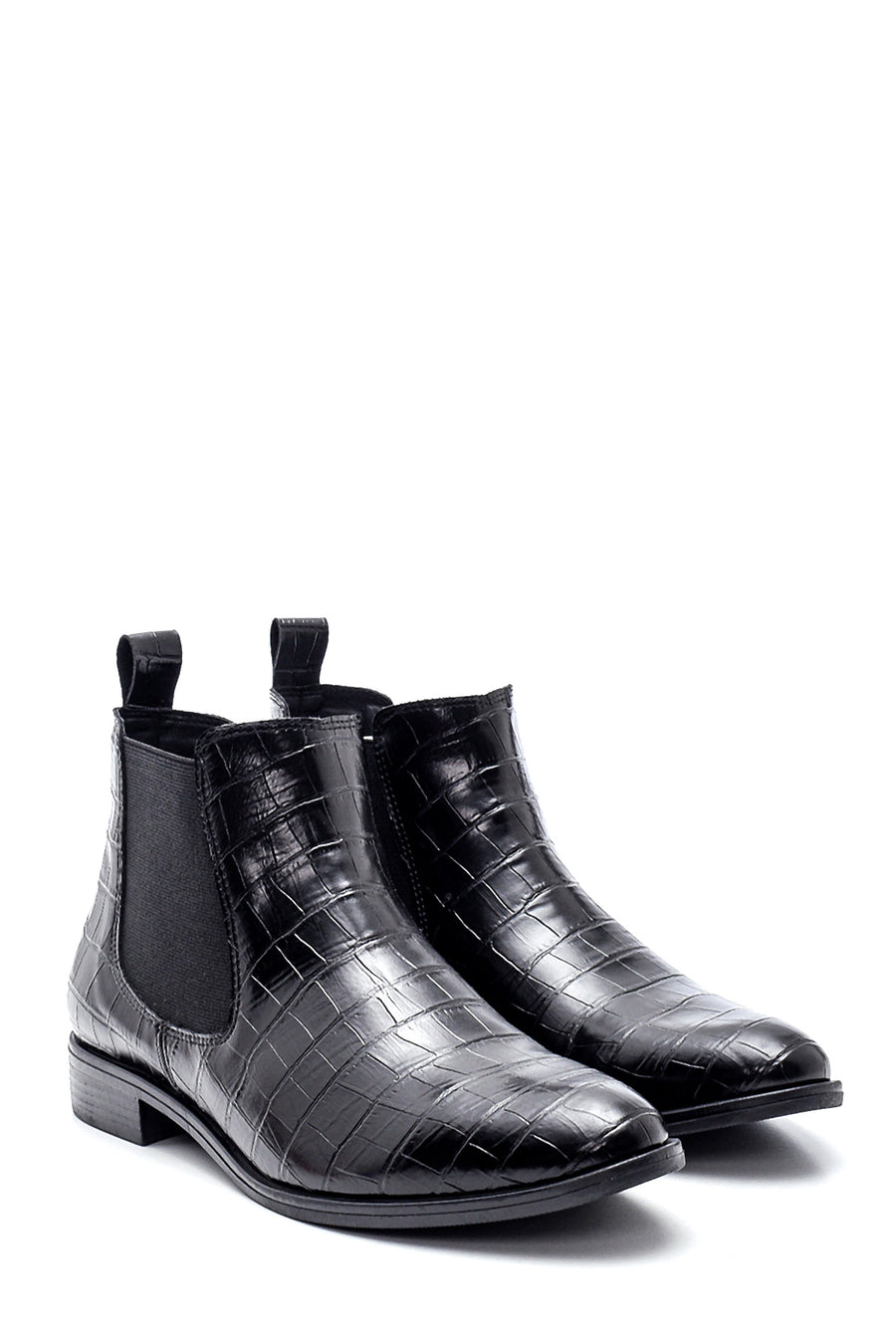 Women's Crocodile Chelsea Boots