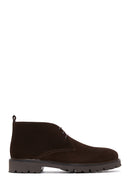 Men's Brown Suede Leather Classic Boots | Derimod