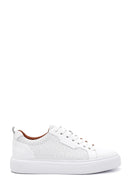 Men's Leather Perforated Sneaker | Derimod