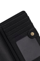 Women's Black Wallet | Derimod