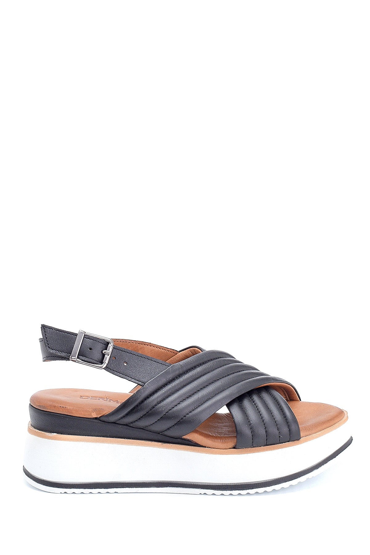 Kadın Casual Deri Sandalet 21SFD280218 | Derimod