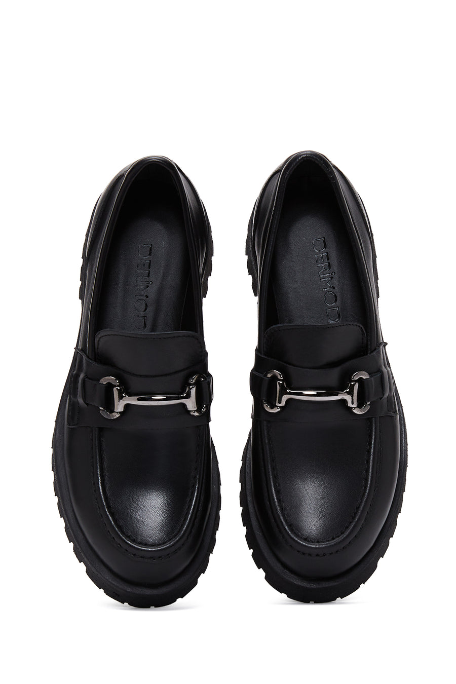 Women's Leather Buckle Loafer