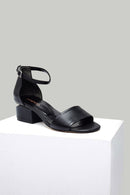 Ankle Strap Women's Leather Heeled Sandals | Derimod