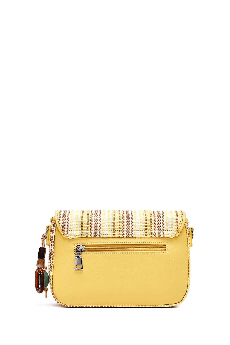 Women's Yellow Long Strap Crossbody Bag
