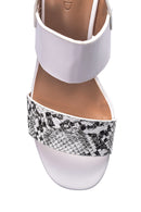 Women's Crocodile Detailed Heeled Shoes | Derimod