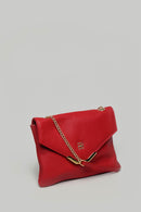 Red Women's Leather Shoulder Bag | Derimod