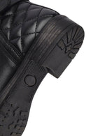 Woman Black Zip Closure Buckled Boots | Derimod