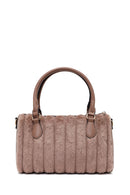 Woman Vizon Long-Strap Accessorized Plush Shoulder Bag | Derimod