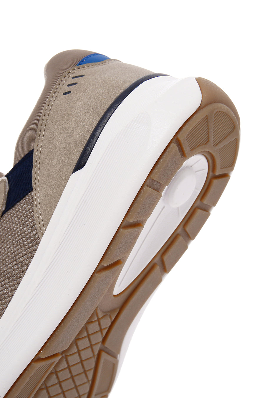 Derimod Zero Men's Beige Lace-Up Thick Soled Fabric Sneaker