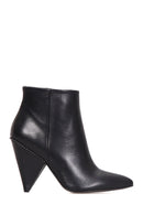 Women's Heeled Leather Boots | Derimod