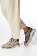 Geox Men's Beige U Spherica Active X1 A - Mes Water Laced Sneaker | Derimod