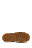 Men's Mink Thick-Soled Suede Leather Chelsea Boot | Derimod