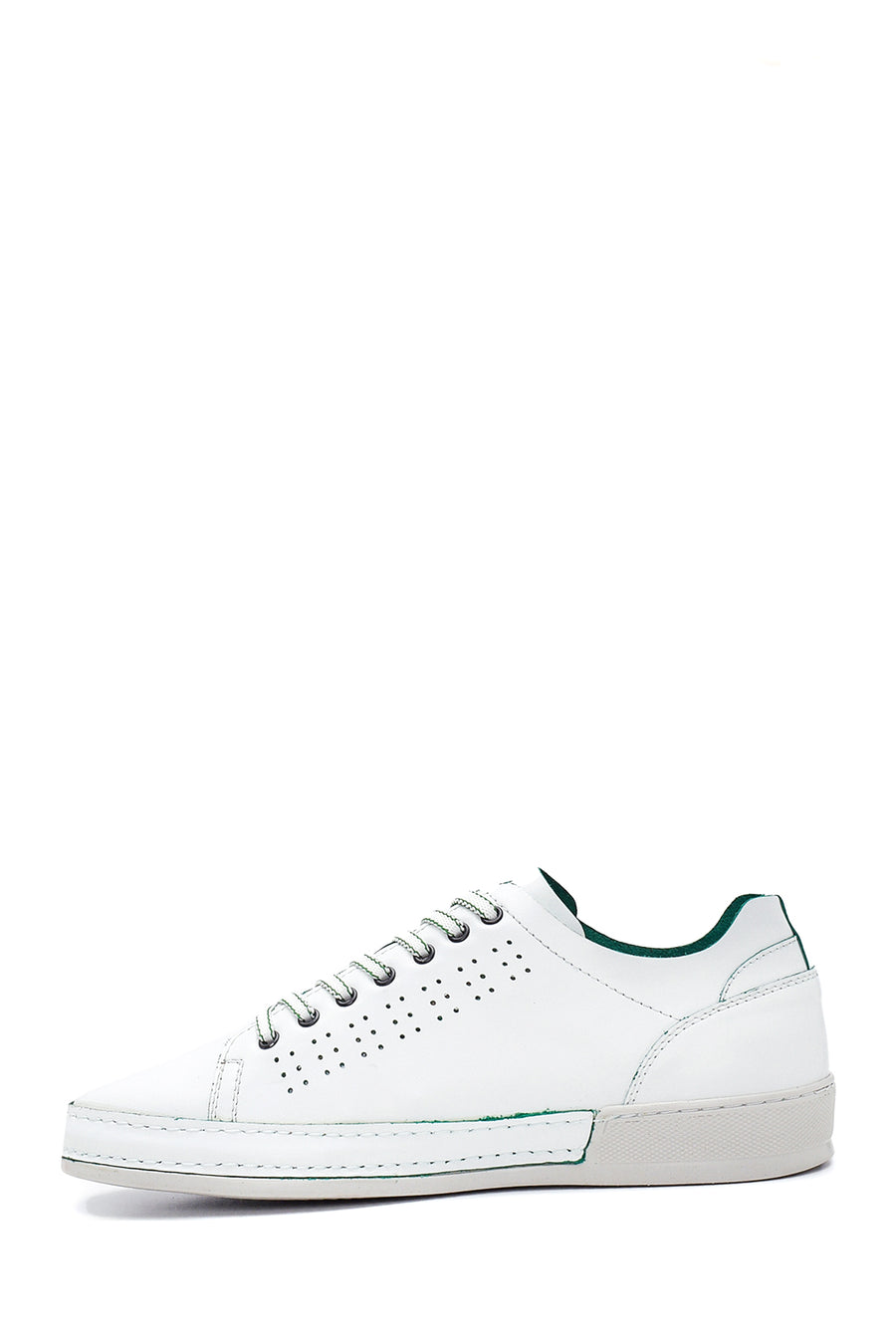 Men's White Leather Sneaker