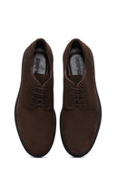 Men's Brown Nubuck Leather Shoes | Derimod