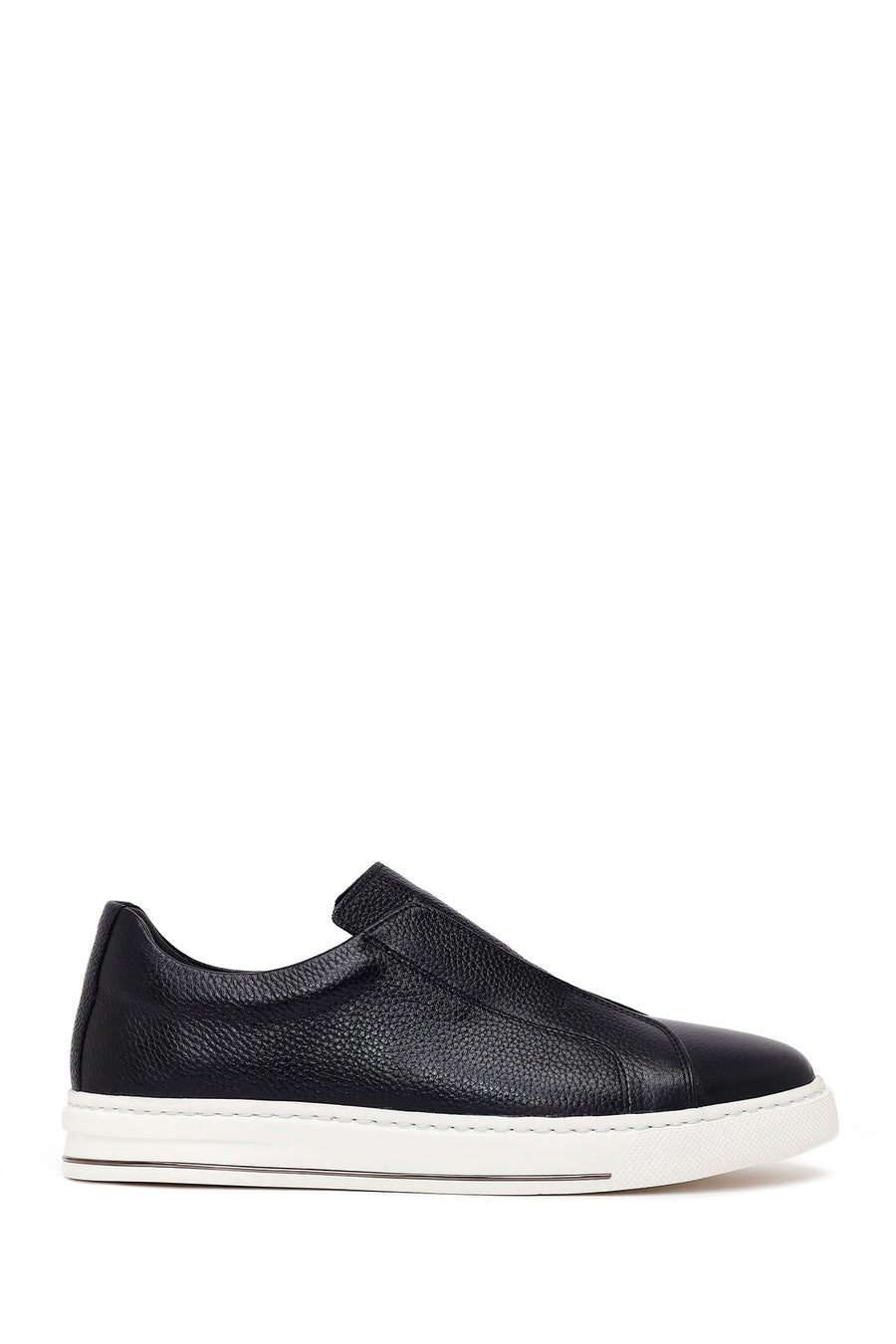 Male Black Leather Casual Shoes 26SFD6764FT | Derimod