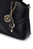 Women's Black Long Strap Accessory Handbag | Derimod