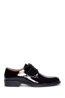 Men's Leather Patent Leather Classic Shoes | Derimod