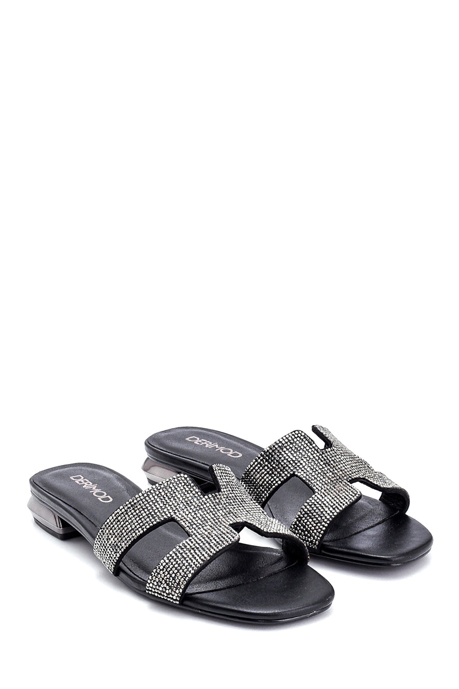 Women's Stone Detailed Casual Slippers