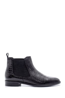 Women's Leather Crocodile Pattern Boots | Derimod